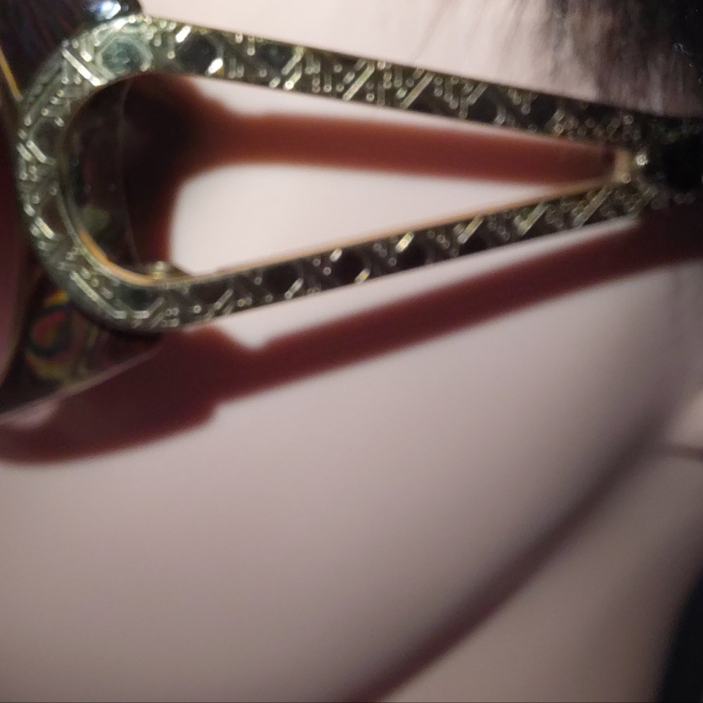 Christian Dior CD Vtg Multi Colored Cat-eye Sunglasses - Picture 3 of 7